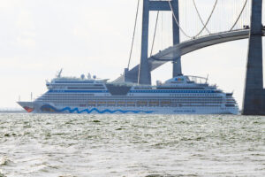 AIDAblu sydgående i Storebælt d. 8. september 2020. Foto: Nicolaj D. Jepsen