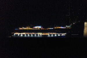 Madi Gras nordgående i Storebælt d. 21. december 2020, på vej hjem efter leveringen fra værftet. Foto: Nicolaj D. Jepsen