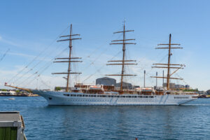 Sea Cloud Spirit afgår fra København d. 9. juli 2023. Foto: Nicolaj D. Jepsen