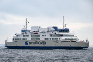 Tycho Brahe på vej ind til Helsingør d. 12. november 2023. Foto: Nicolaj D. Jepsen