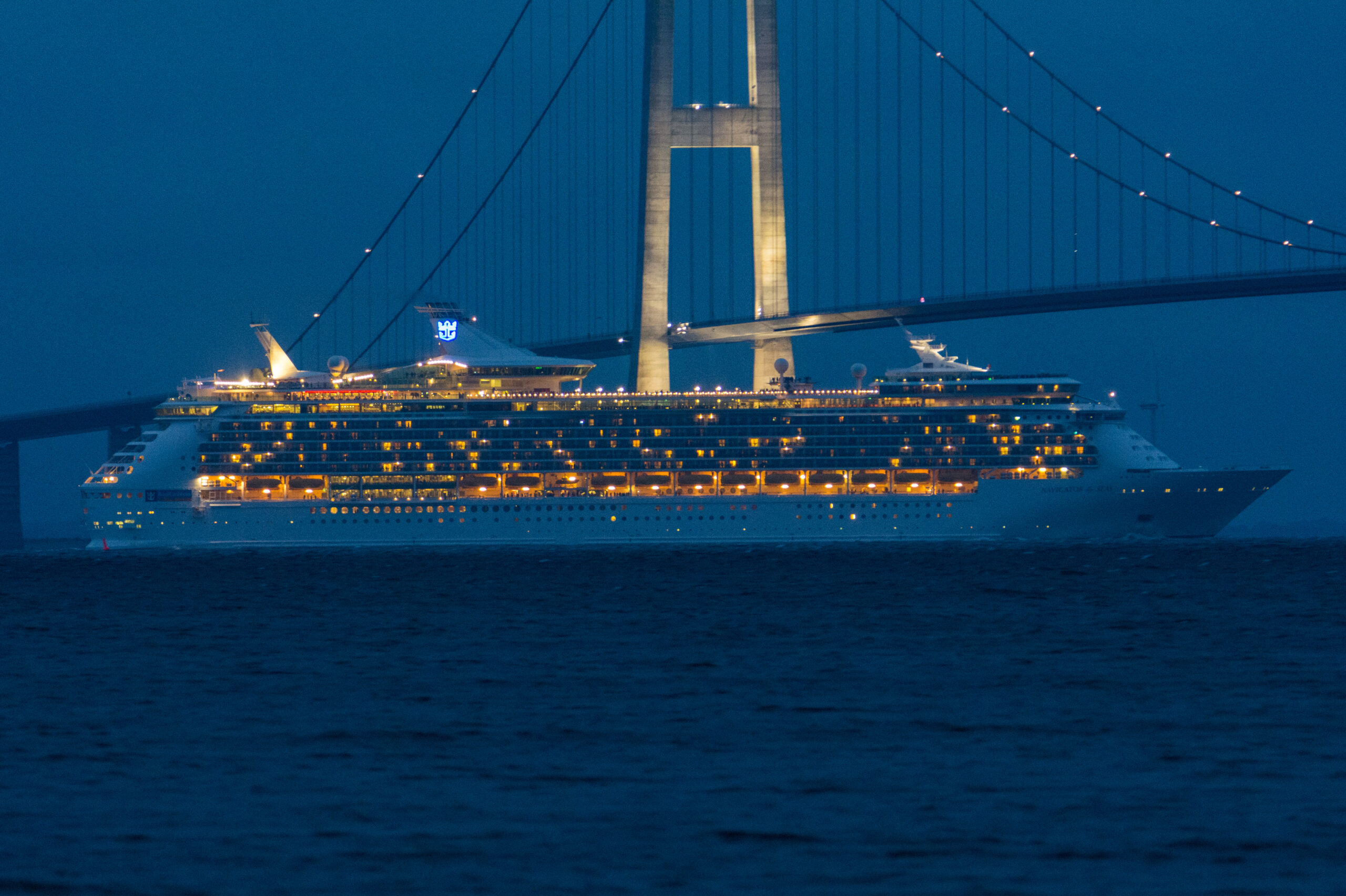 Navigator Of The Seas nordgående i Storebælt d. 25. juni 2016. Foto: Nicolaj D. Jepsen