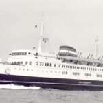 "Kongen", Kong Frederik IX, som den så ud ved leveringen. Ukendt fotograf. Billede fra MS Museet for Søfarts samling (mfs.dk). Dette billede er licenseret under CC BY-NC-SA 2.0.