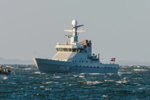 Rota på vej ind til Flådestation Korsør d. 10. december 2018. Foto: Nicolaj D. Jepsen