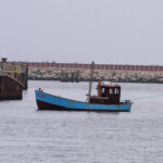 Inge på vej ind i fiskerihavnen i Korsør d. 9. november 2020. Foto: Nicolaj D. Jepsen