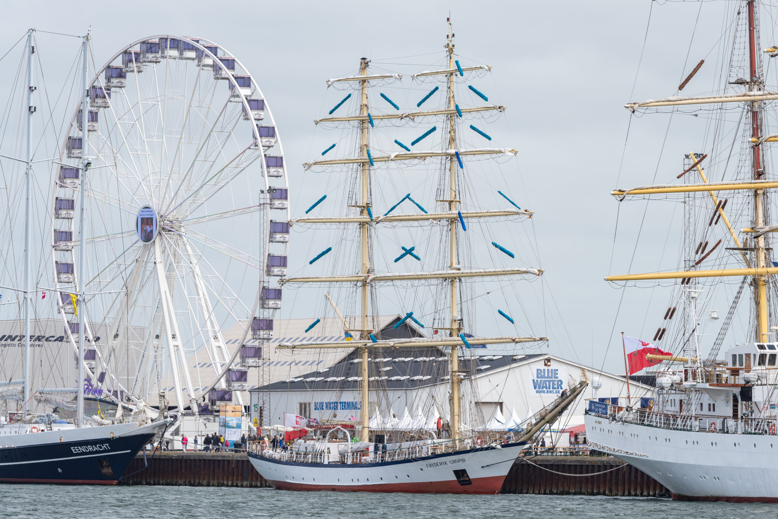 Fryderyk Chopin i Esbjerg til Tall Ship race d. 10. juli 2022. Foto: Nicolaj D. Jepsen