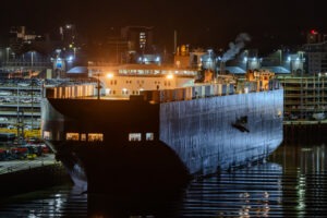 Tamesis i Southampton d. 15. december 2023. Foto: Nicolaj D. Jepsen