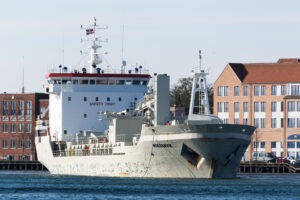 Nordanvik afsejler fra Korsør d. 1. maj 2017. Foto: Nicolaj D. Jepsen